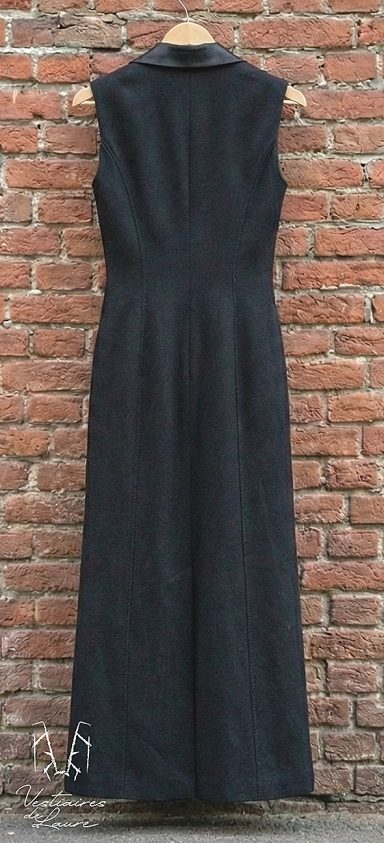 La robe smoking (dos) La robe smoking