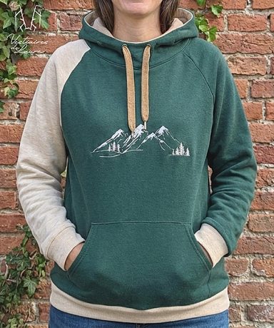 Sweat à capuche bi-ton Sweat à capuche bi-ton