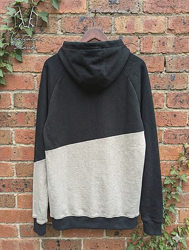 Sweat à capuche hybride (dos) Sweat à capuche hybride