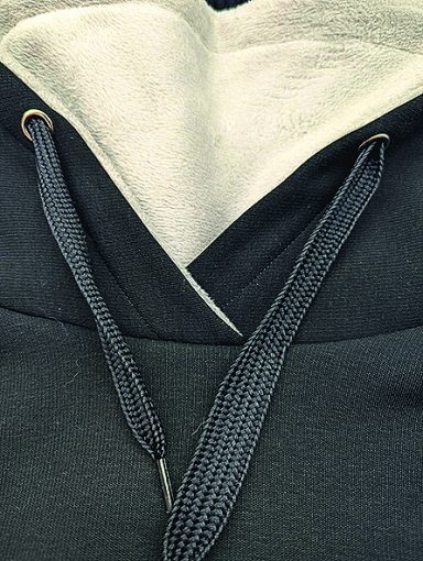 Sweat à capuche bi-ton - broderie Sweat à capuche bi-ton